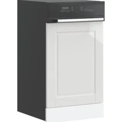 Opvaskemaskiner>Frontpanel til opvaskemaskine - Højglans hvid | Størrelse: 45x1,5x67 cm