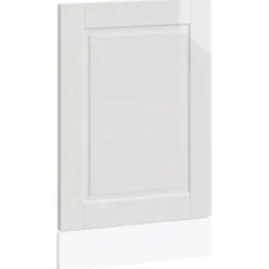Opvaskemaskiner>Frontpanel til opvaskemaskine - Højglans hvid | Størrelse: 45x1,5x67 cm