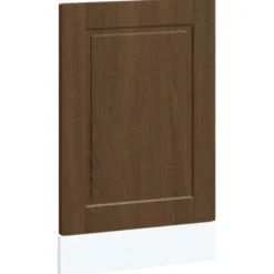 Opvaskemaskiner>Frontpanel til opvaskemaskine - Tidløst design i brun egetræsfarve | Størrelse: 45x1,5x67 cm