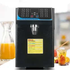 Drikkevareautomater>Fruktosedispenser - Automatisk doseringsmaskine - Kapacitet 7,5 l - Effekt 450 W - Rustfrit stål - Til mælk, te, kaffe - Sort