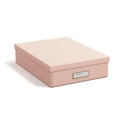 Förvaringslåda Kleo A4 Dusty Pink Bigso Box of Sweden Clearance