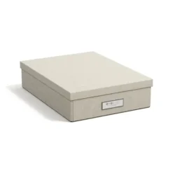 Förvaringslåda Kleo A4 Linen Bigso Box of Sweden Sale