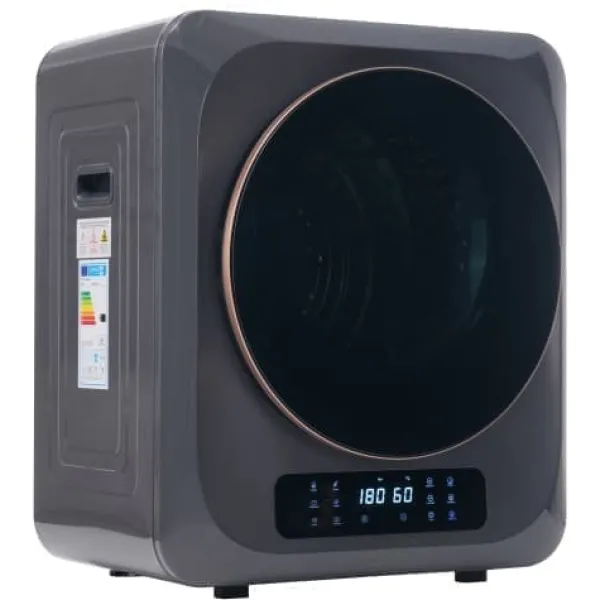 Tørretumblere>Fuleadture vægmonterbar affugter og tørretumbler 3 kg (faktisk 4 kg) 850W med 6 programmer og funktioner