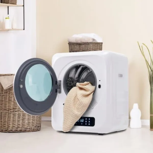 Fuleadture vægmonterbar affugter og tørretumbler 3 kg (faktisk 4 kg) 850W med 6 programmer og funktioner Clearance