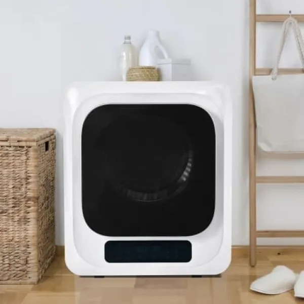 Tørretumblere>Fuleadture vægmonterbar tørretumbler 3 kg (faktisk 4 kg) 850W med 6 programmer og multifunktioner