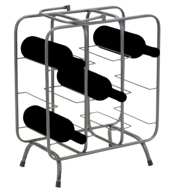 FURNLUX FLASKEHOLDER FIRKANTET GRÅ 40CM Online