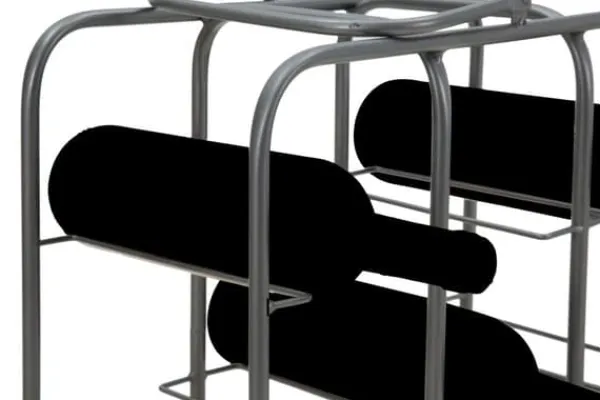 FURNLUX FLASKEHOLDER FIRKANTET GRÅ 40CM Online