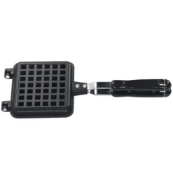 Fyrkantig våffelugnsform Non Stick-beläggning av aluminiumlegering våffelkokare med dubbla handtag Hot