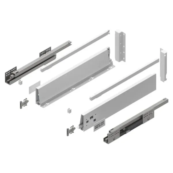 GAMET BOX2 skuffe, firkantet skinne, mellem, hvid, 300 mm Outlet