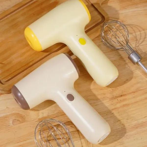 Mixere & Blendere>5-gear trådløs elektrisk håndmixer ægpisker - khaki