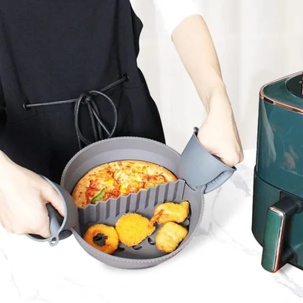 Genanvendelig form til airfryer - grå Discount