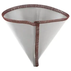 Genanvendeligt kaffefilter kegleform Finfiltrering 304 rustfrit stål, papirløst mesh-kaffefilter S til 1 til 2 kopper Discount