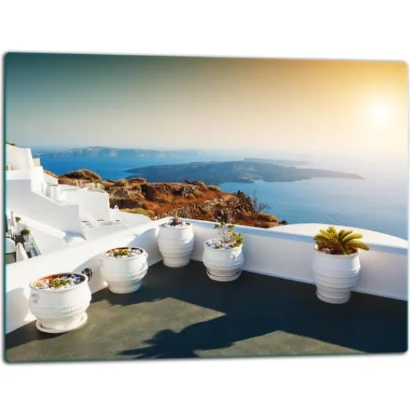 GLAS SKÆREBRÆT 52x40 LANDSKAB Discount