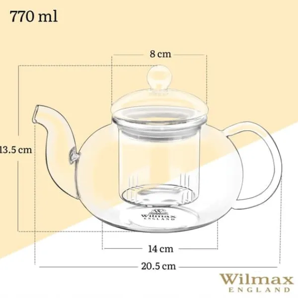 GLAS TEKANDE - TEKANDE 770 ML WILMAX ENGLAND Clearance