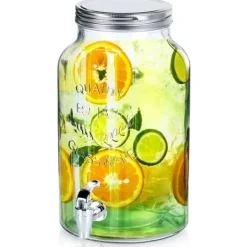 Glasbeholder til drinks med hane 6,2L VILDE 139606 Discount