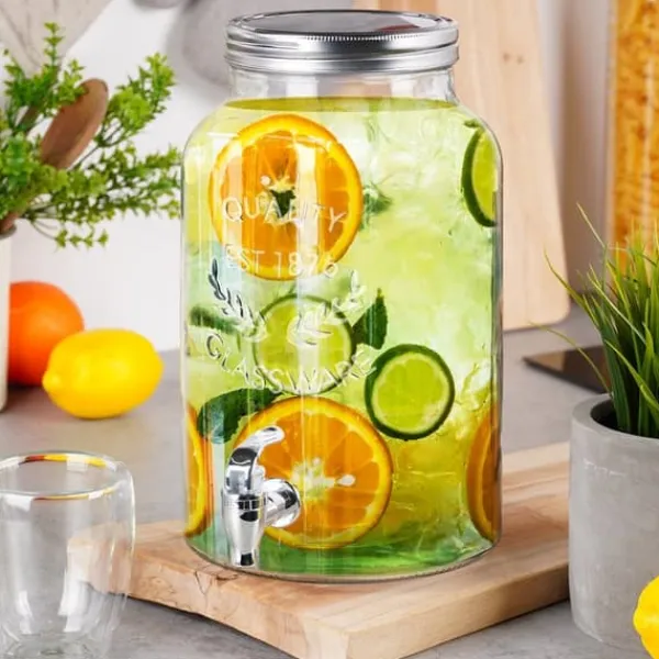 Glasbeholder til drinks med hane 6,2L VILDE 139606 Discount