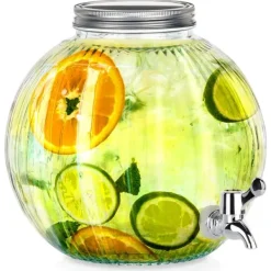 Glasdrikdispenser med hane 5,5 l Discount