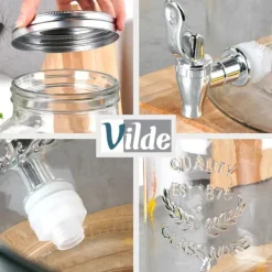 Glasdrikkande med hane 6,2 l Sale