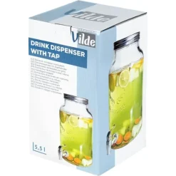 Glasdrikkande med hane 6,2 l Sale