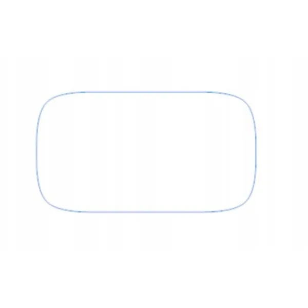 Glasetiket 5,5x3 cm til syltetøj 84 stk. hvid mat Clearance