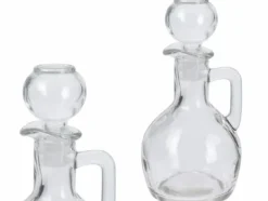 Glasflaske/KARFE til olie og eddike, kapacitet 160 ml Discount