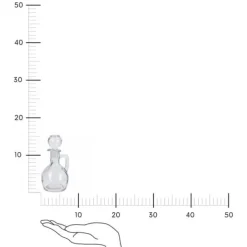 Glasflaske/KARFE til olie og eddike, kapacitet 160 ml Discount