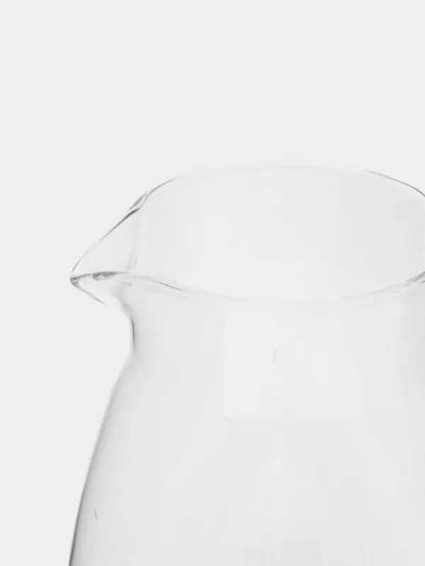 Glaskande til drikkevarer med bambuslåg Wilmax 1,9L Clearance