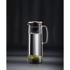 Bodum Kaffe- & Tekander>Glaskanna - - Biasca - Kopparlock med filter - 1,2 L - Transparent