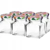 Glaskrukke med låg TO fi53 120ml - 6 stk. Clearance