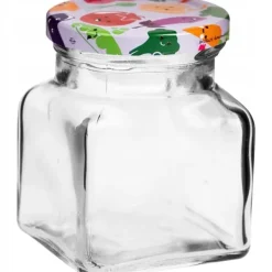Glaskrukke med låg TO fi53 120ml - 6 stk. Clearance