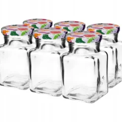 Glaskrukke med låg TO fi53 150ml - 6 stk.
