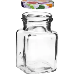 Glaskrukke med låg TO fi53 150ml - 6 stk.