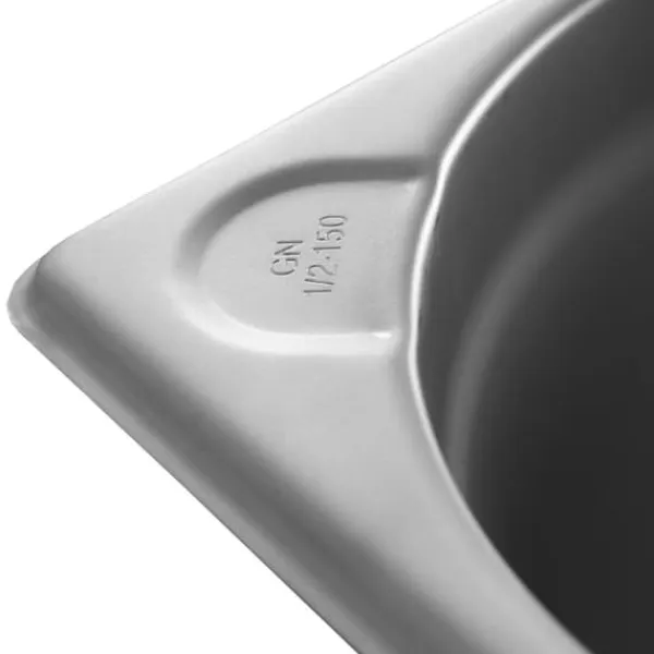 Dørslag & Sier>GN 1/2 Kitchen Line beholder, perforeret, højde 100 mm - Hendi 807330