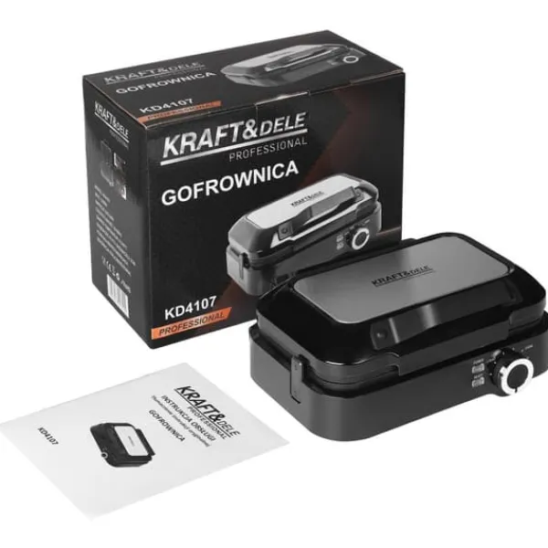 Vaffeljern>GOFROWNICA ELEKTRYCZNA 2200W KD4107