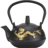 Kaffe- & Tekander>Gold Dragon Jerntekande - 0,3L Kapacitet, Japansk Stil, Skrivebordsdekoration