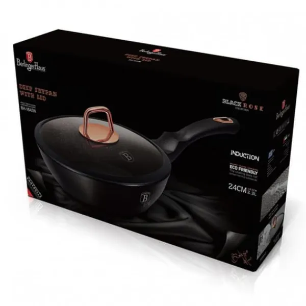 GRANIT STEGEPADE 24cm BERLINGER HAUS BLACK ROSE BH-1643 Outlet