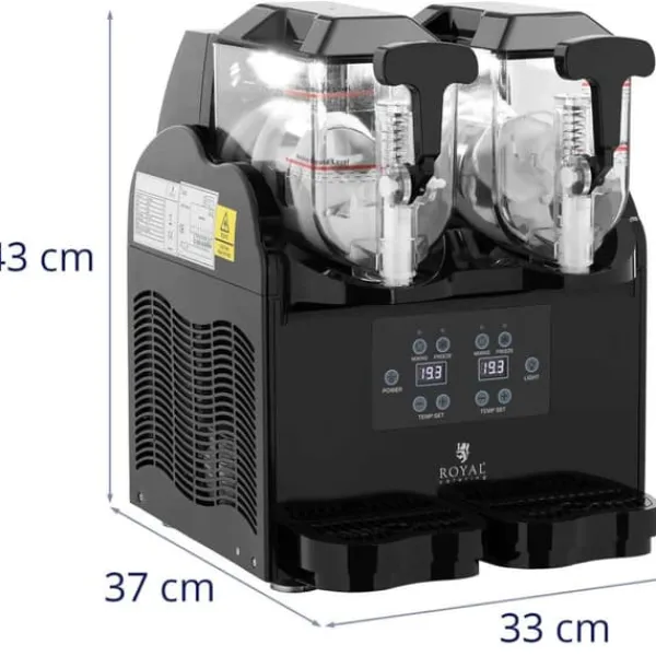 Granitor slush sorbet drikkemaskine dobbelt 380 W 2 x 3 l Outlet