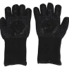Grill Master varmebestandige BBQ-handsker - skridsikre ovnhandsker til grill og bagning - Lange sorte køkkenhandsker (26-35 cm) New