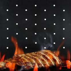 Grillmåtte med huller non-stick Sort 5-pak Best