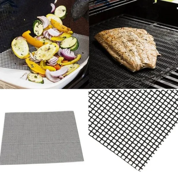 Griller>Grillnet / grillmåtte Non-stick Sort 3-pak