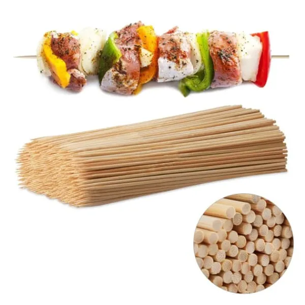 Grillspyd, Bambus, 30x0,4 cm, Natur Outlet