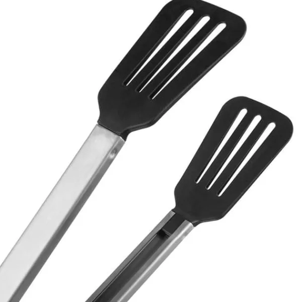 Køkkentænger>Grilltang i stål til servering og grillning 44 cm