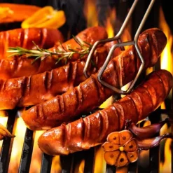 Køkkentænger>Grilltangsæt, rustfrit stål, 24x8,5x4,5 cm, sølv