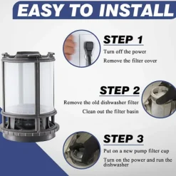 Opvaskemaskiner>Gråt filter - Erstatning for Whirlpool Kenmore W10872845