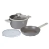 Gryde- og bradepandesæt 24cm med titaniumbelægning BERLINGER HAUS Aspen BH-7079 Clearance