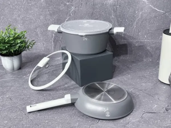 Gryde- og bradepandesæt 24cm med titaniumbelægning BERLINGER HAUS Aspen BH-7079 Clearance