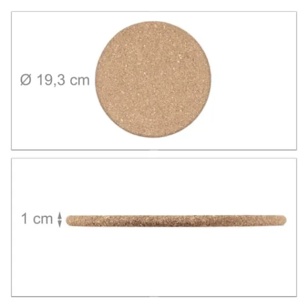 Grydelapssæt, 1x19,3 cm, Brun Discount