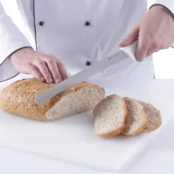 HACCP brødkniv 385mm - hvid - HENDI 843055