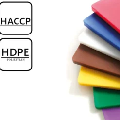 HACCP skærebræt til mejeriprodukter 450x300mm hvid - Hendi 825518 Hot