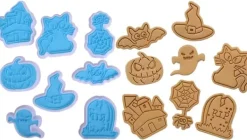 Udstikkere>Halloween-stempel-kageudstikkere 8 stk.